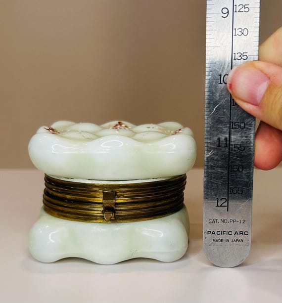 Wavecrest Billow Egg Crate Trinket Box, Floral Tr… - image 11