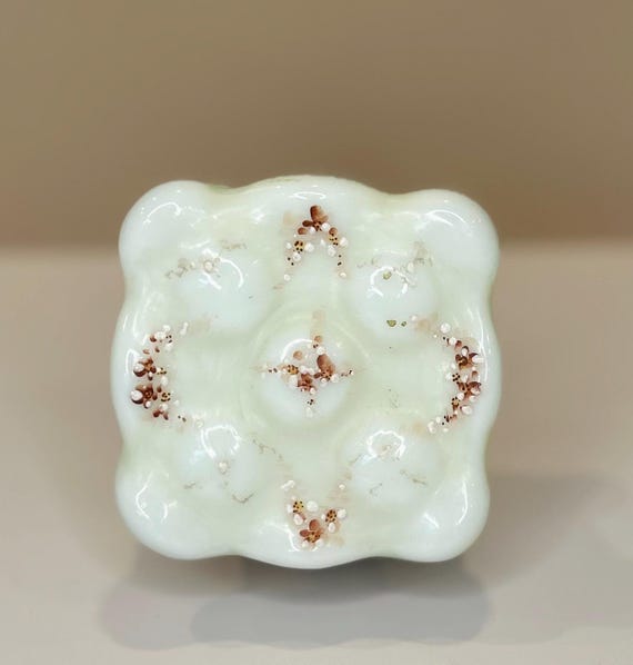Wavecrest Billow Egg Crate Trinket Box, Floral Tr… - image 4
