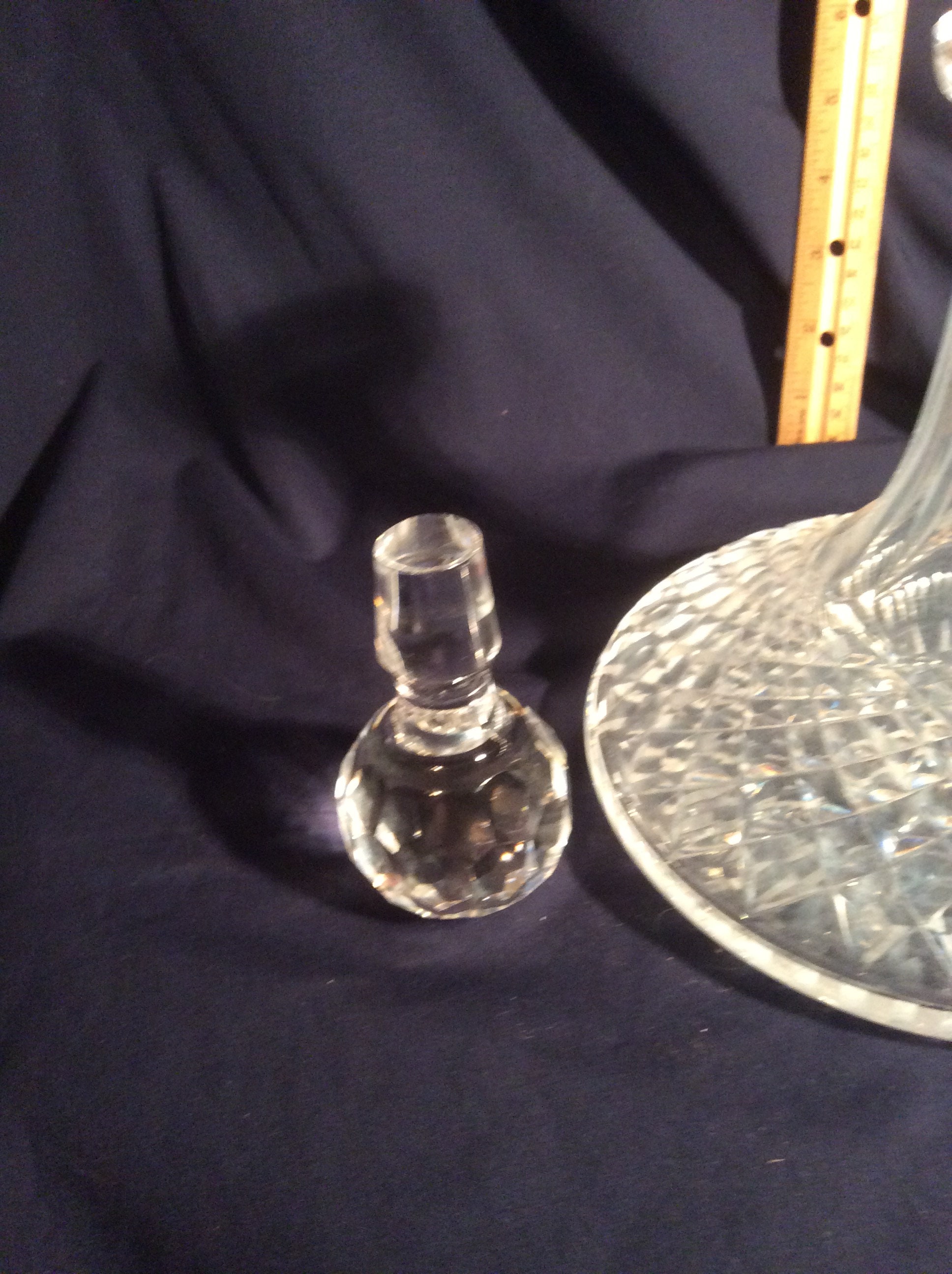 Crystal Ships Decanter Vintage Etsy Canada