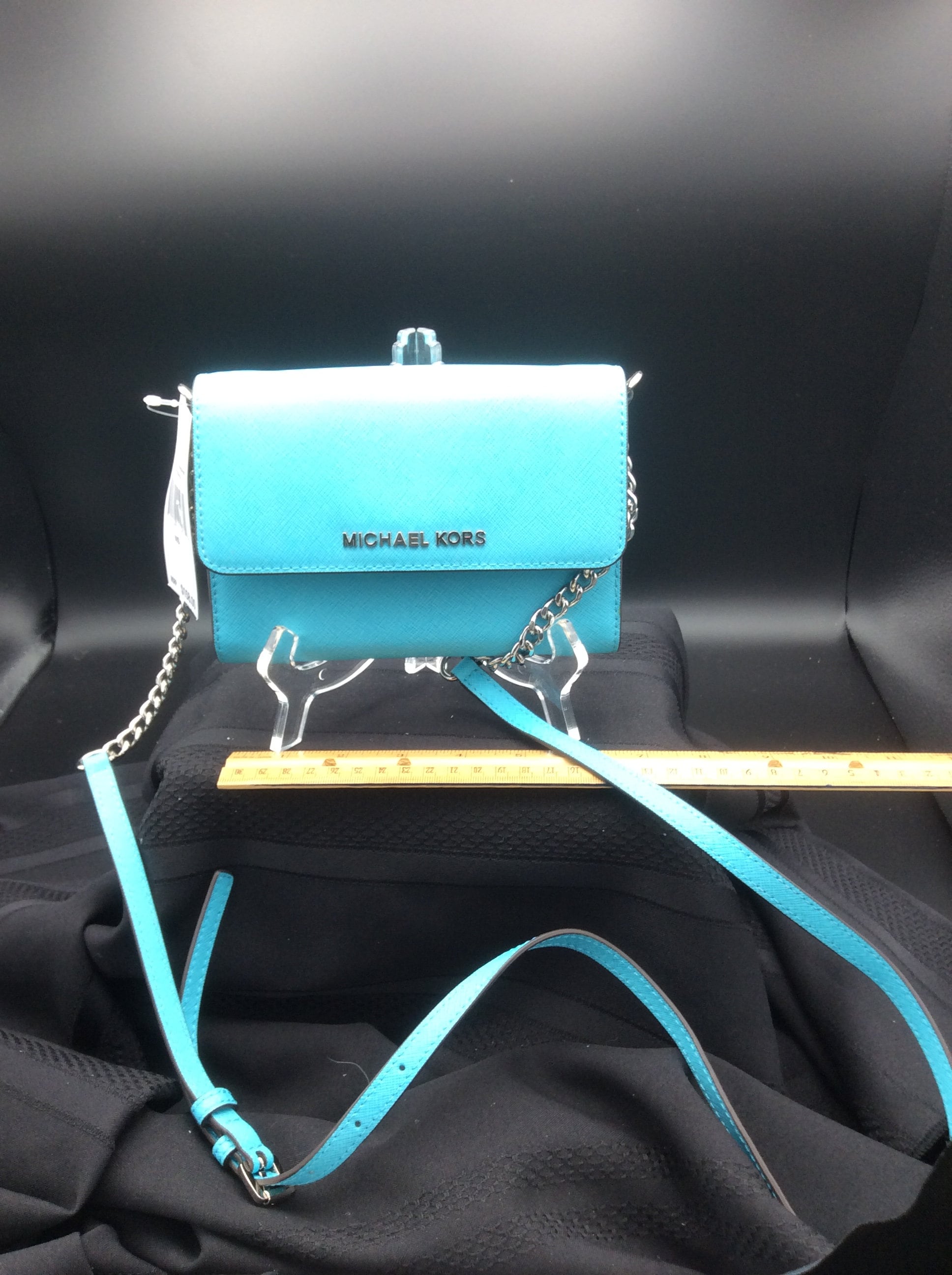 Michael kors turquoise purse hotsell