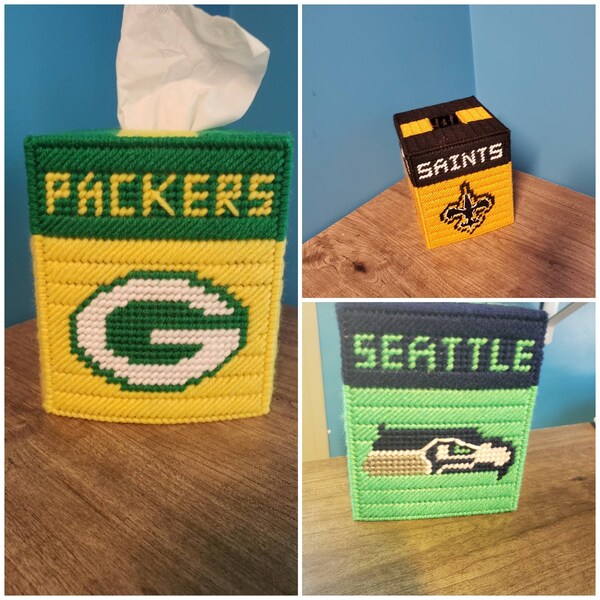 NFL Tissue Box Covers - All Teams Available