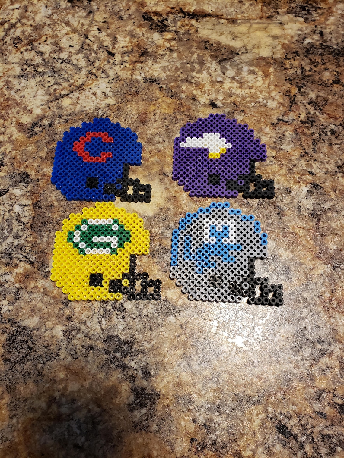 NFL Helmet Perler Bead Etsy