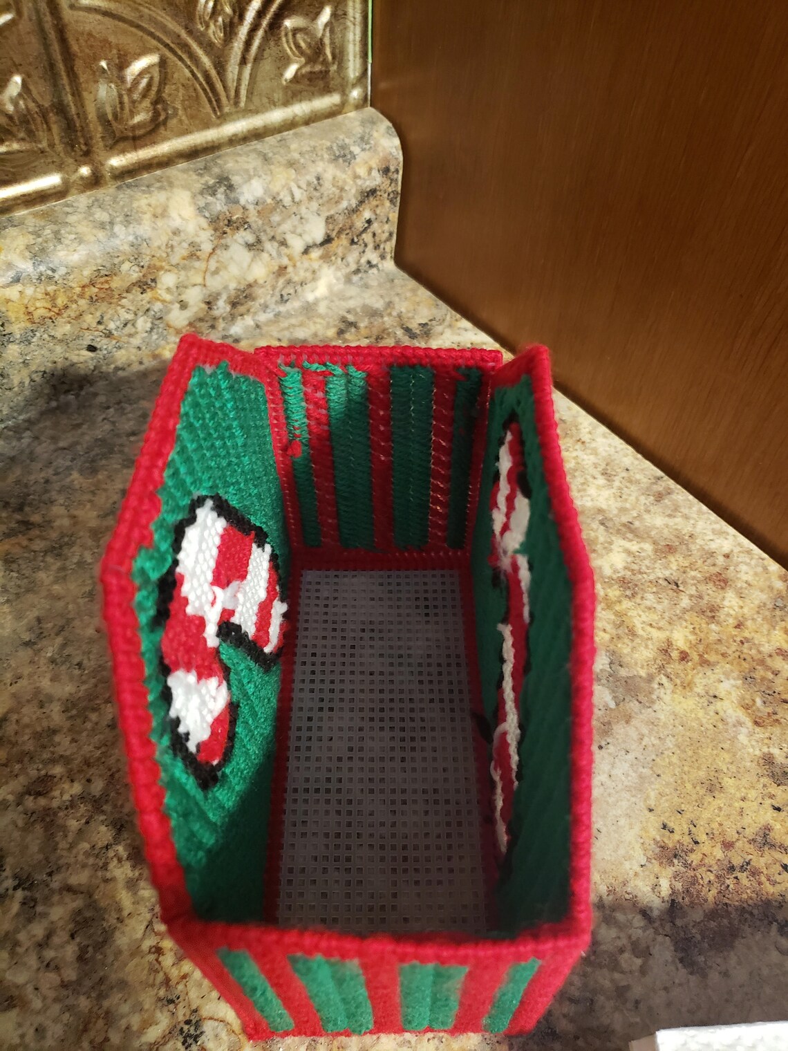Candy Cane Napkin Holder Etsy