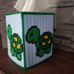 Turtle Tissue Box Cover - Etsy