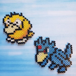 Hitmonlee Evolution Pokémon Perler Fuse Bead Pixel Art Sprite 