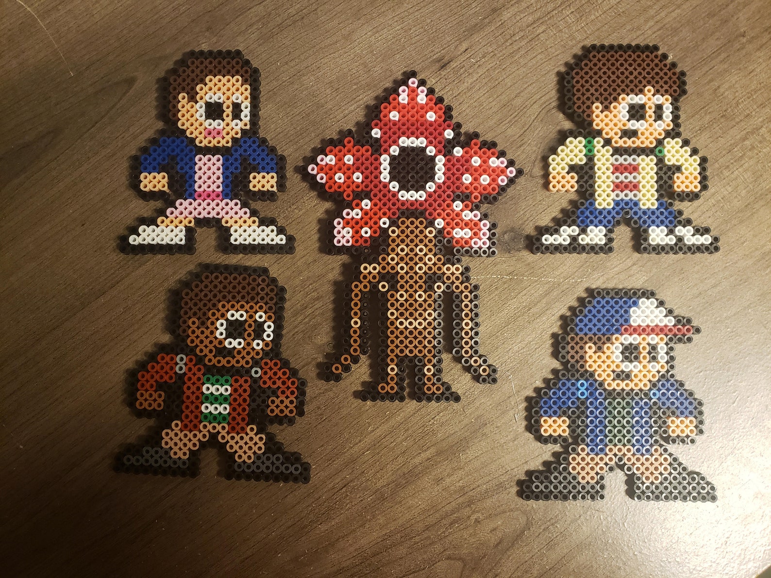 Stranger Things Character Perler Beads Etsy