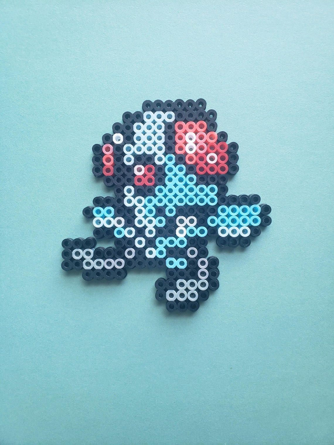 Set of 2 Tentacool Evolution Perler Bead Magnets | Etsy