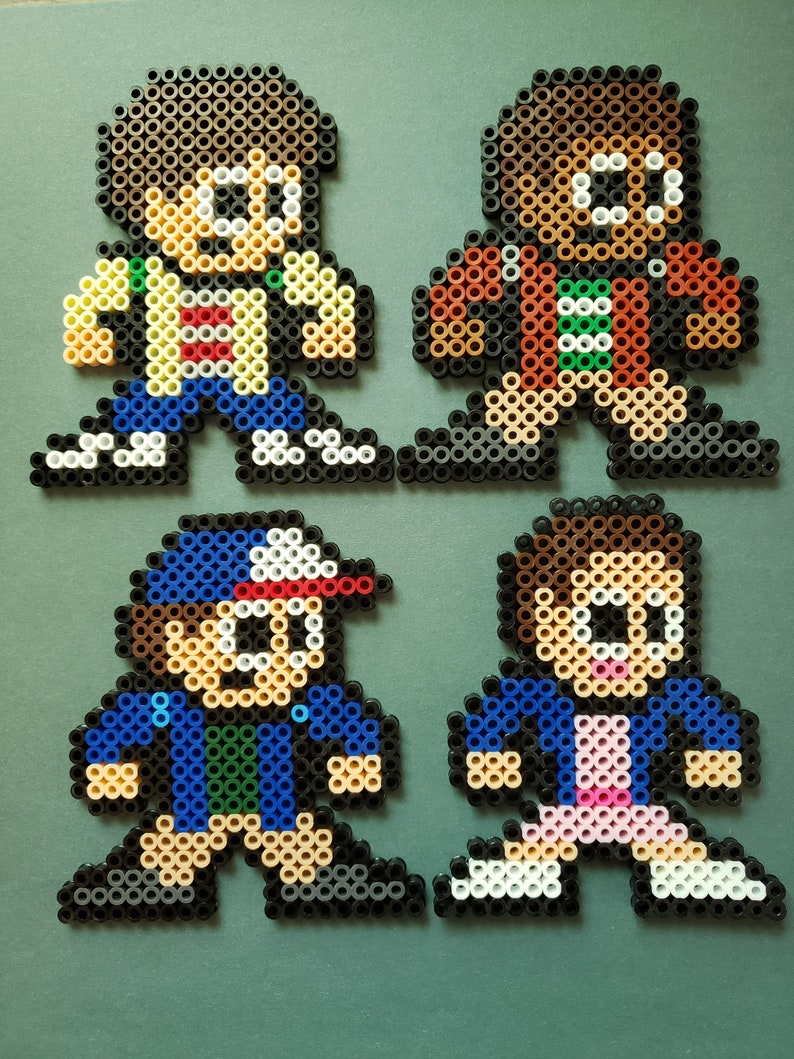 Stranger Things Character Perler Beads Etsy