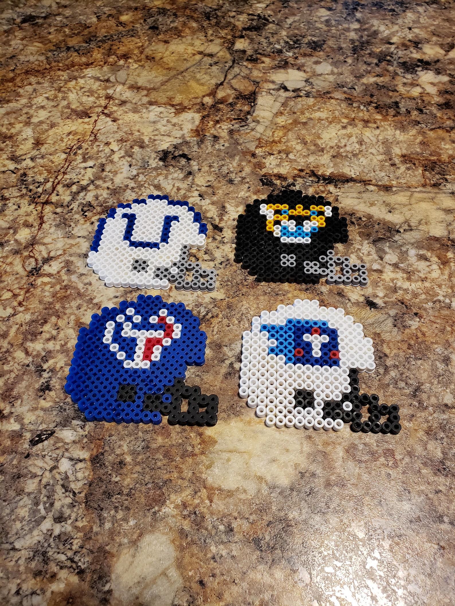 NFL Helmet Perler Bead Etsy