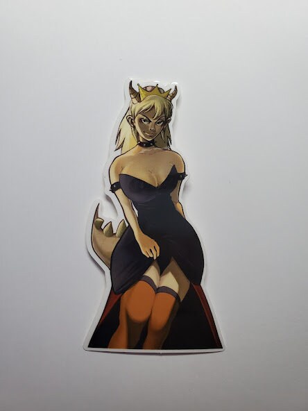 Bowsette: Vinyl Sticker - Etsy