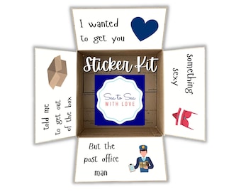 Care Package Sticker Kit for military care packages // college care package missionary care package deployment care package