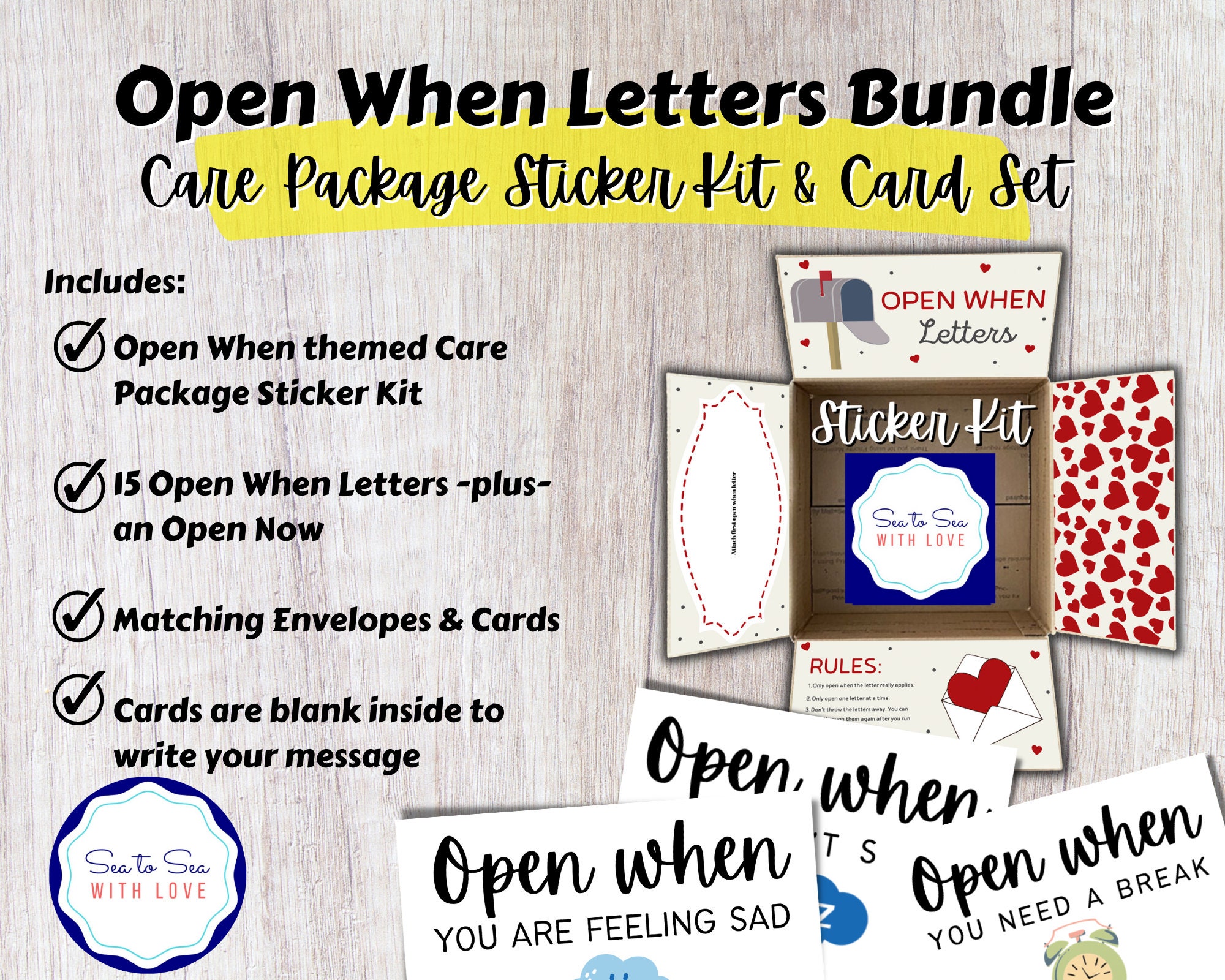 Open This When Letter Writing Kit – Autumn and June