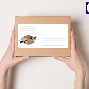 Shipping label care package | address sticker | address label |care package label | long Distance | long distance relationship