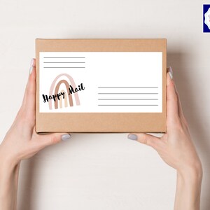 Shipping label care package | address sticker | address label |care package label | long Distance | long distance relationship, military