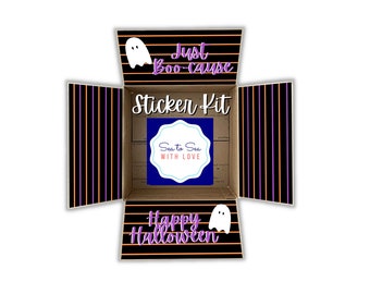 Care Package Flaps, Care Package Sticker Kit, Deployment Care Package, Deployment Package, Military, College, Missionary, Halloween
