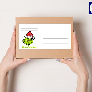 Shipping label care package | address sticker | address label |care package label | Christmas | Gift Giving