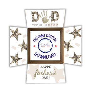 Father&#39;s Day  Instant Download Printable Care Package Flaps, Care Package Sticker Kit, Deployment Care Package, Military, College/Download