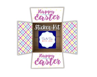 Care Package Flaps, Care Package Sticker Kit, Deployment Care Package, Deployment Package, Military, College, Missionary, Easter Bunny