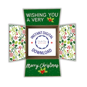 Christmas Instant Download Printable Care Package Flaps/Care Package Sticker Kit/Deployment Care Package/Military/College/Download