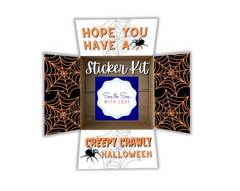 Care Package Flaps, Care Package Sticker Kit, Deployment Care Package, Deployment Package, Military, College, Missionary, Halloween