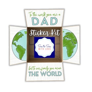 Care Package Flaps, Care Package Sticker Kit, Deployment Care Package, Deployment Package, Military, College, Missionary, Fathers Day image 1