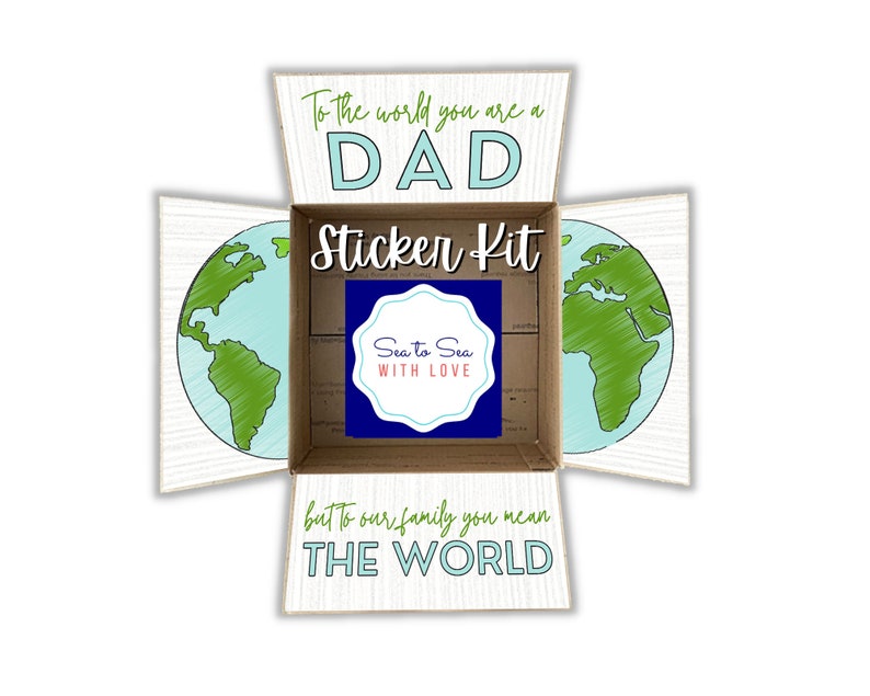 Care Package Flaps, Care Package Sticker Kit, Deployment Care Package, Deployment Package, Military, College, Missionary, Fathers Day image 1