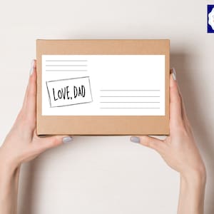 Shipping label care package | address sticker | address label |care package label | long Distance | long distance relationship, military