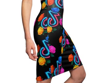 Jupe TikTok, produits dérivés TikTok, jupe crayon pour femme cadeau de créateur, sweat à capuche TikTok. Tenue de créateur de contenu viral