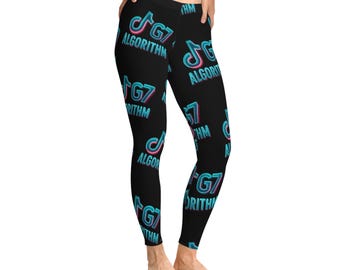 G7 TikTok Womens Leggings & Matching Hoodie: Viral Content Creator Outfit