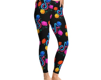 TikTok Leggings, TikTok Merch, Creator Gift Womens Leggings, Hoodie: Viral Content Creator Outfit