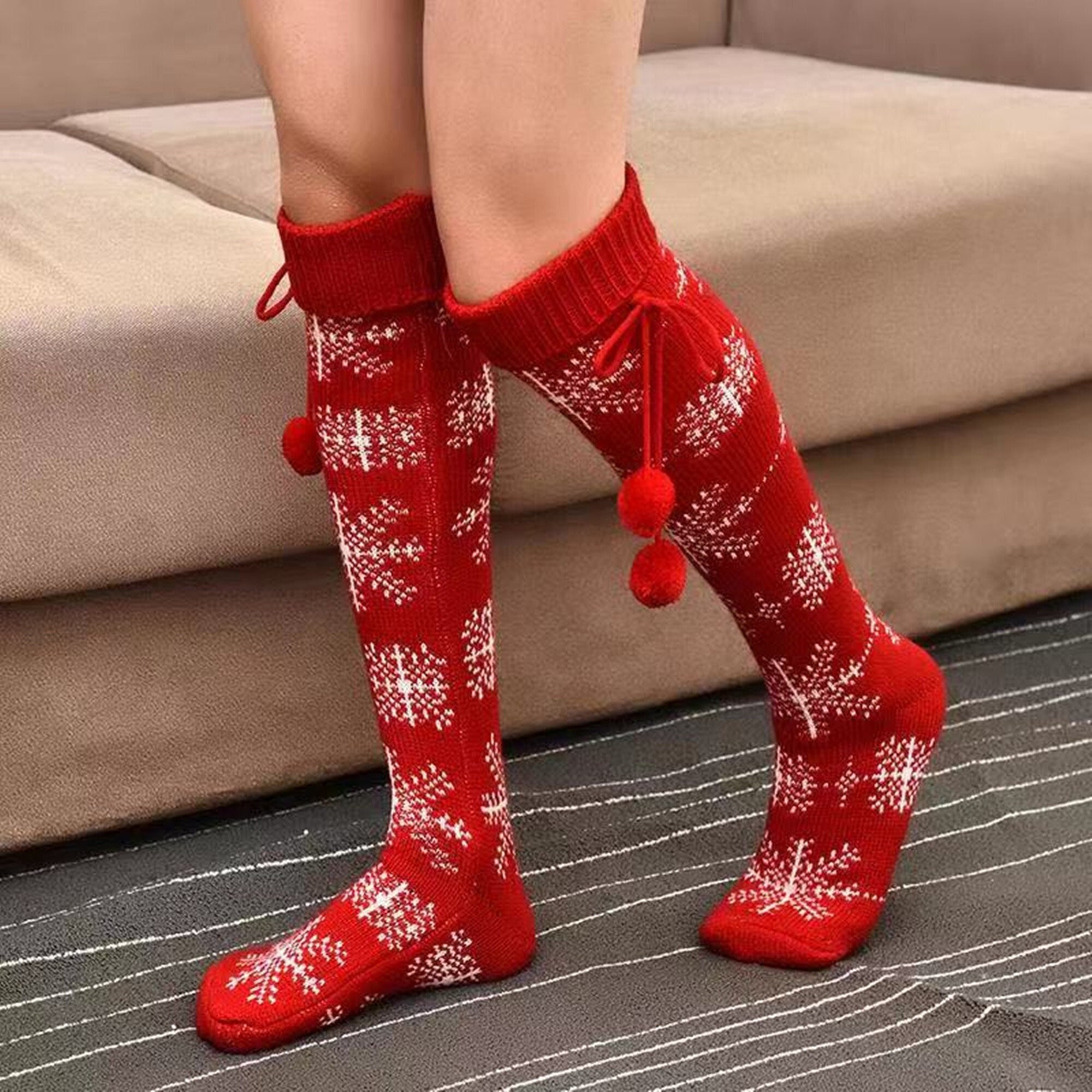Christmas Boot Socks - Etsy