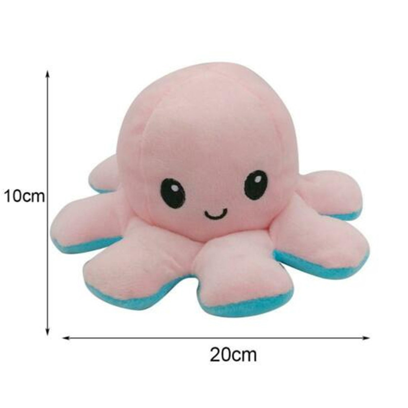 Reversible Mood /Octopus Plush / Octopus Plush Mustache | Etsy