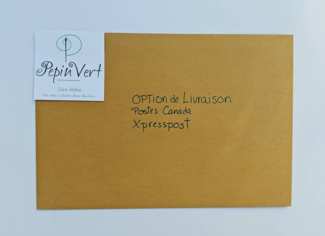 Xpresspost delivery from Canada Post. Add to your order to Etsy