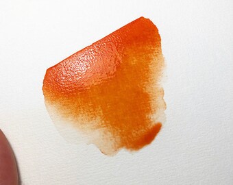 Half Pan aquarel aquarelverf schilderij kleur kleurenpalet schilderij aquarelverf akvarell aquarello rood rood oranje bloedoranje