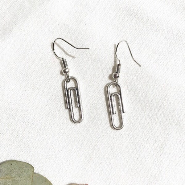 Earrings Jewelry Accessory Fashion Paper Clip Clip Modern Small Gift