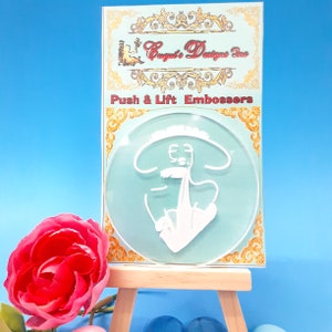 Fashion Lady Embosser Stamp /Wedding Embosser Stamp /Cookie Embosser, Cupcake Topper Embosser, Fondant Stamp, Fondant Embosser Engagement