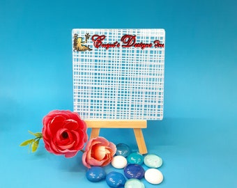 Linnen textuurstempel voor koekjes, embosser voor cupcake topper, cupcake topper embosser voor fondant stempel embosser