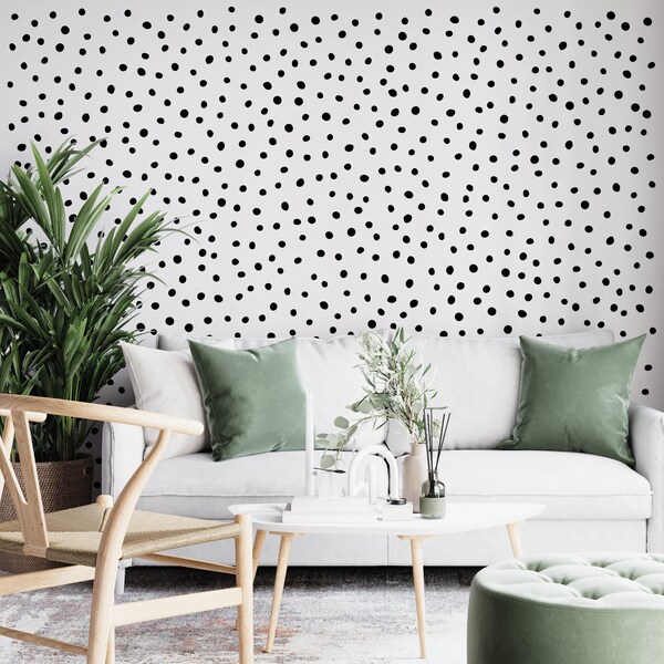 Gold Dots Wall Decal Etsy