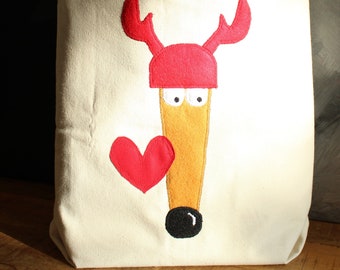 Crabby Greyhound Tote, Greyhound Tote, Greyhound