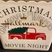 Custom Hallmark Movies Popcorn Tub Red Truck 56 Ford Party Favor Custom Popcorn Bowl Christmas Decor Personalized Popcorn Bowl Tree 