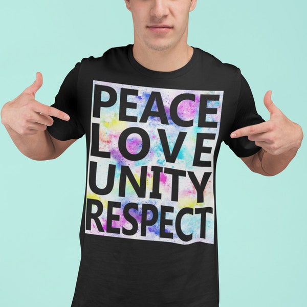 Plur Shirt Rave Edm Hippie Tshirt Kandi Outfit Peace Love Unity Respect Tee Hardstyle Dubstep Psytrance Techno Riddim House Music Good Vibes