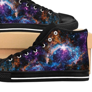 Red Cloud Galaxy Space Men's Slip On Sneakers main image 1