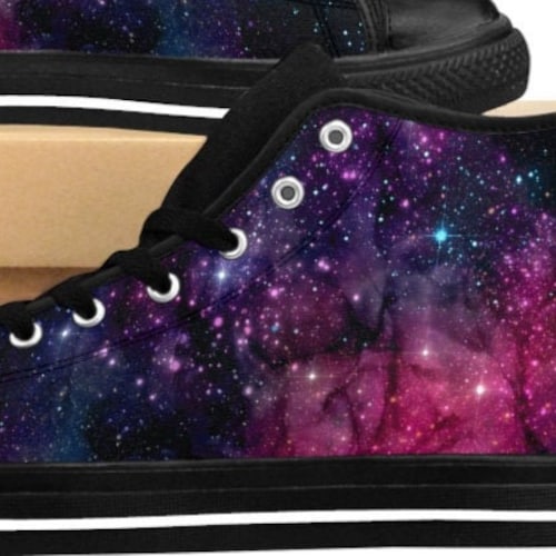 Cosmic Galaxy Space Men's High Top Shoes main image 0