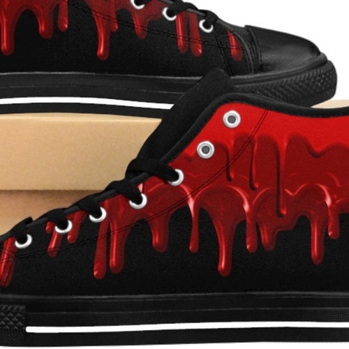 drop of human blood in shoes