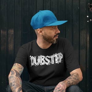 Shattered Dubstep Logo Shirt, Riddim DJ Basshead Headbanger Drop the Drum N Bass Music Outfit Rave EDM Festival Clothing Dub Dnb Junglist