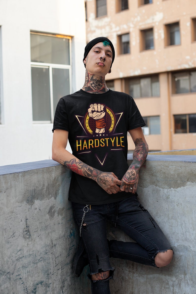 Hardstyle Fist Dj Shirt Rawstyle Tshirt Outfit Clothing Rave - Etsy