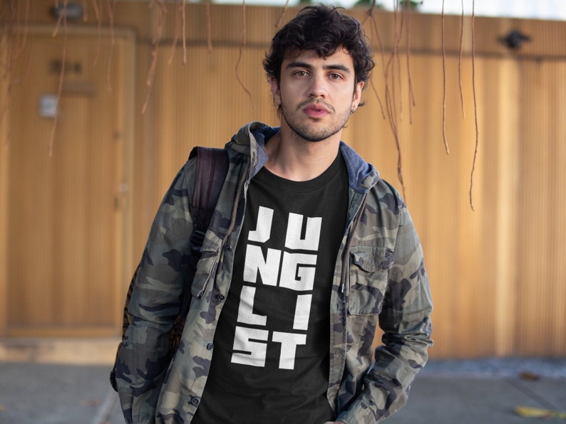 Junglist Shirt DNB Drum N Bass DJ Mens Rave Festival Outfit Etsy