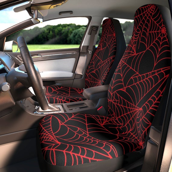 Goth Car Seat Covers, Gothic Vehicle Accessories, Creepy Spiderweb Pattern  Alt Edgy Spooky Red Black Dark Witchy Vampire Aesthetic -  Israel