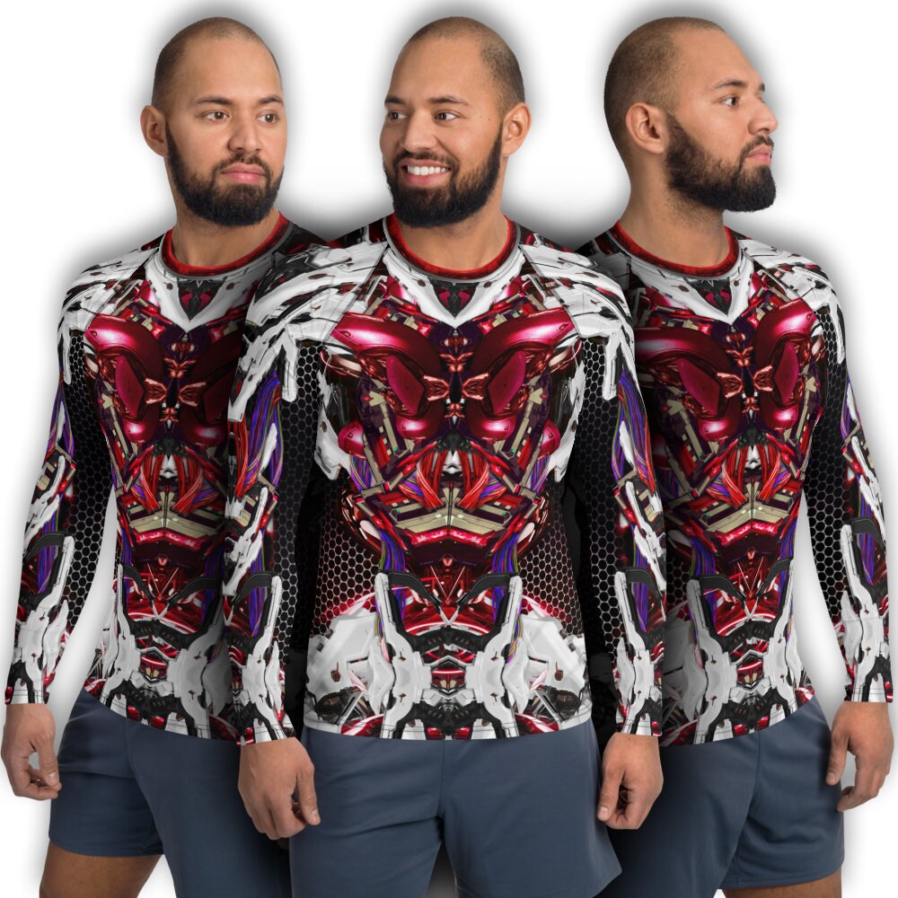 Sci-fi Armor Shirt, Futuristic Cyberpunk Cosplay Space Suit