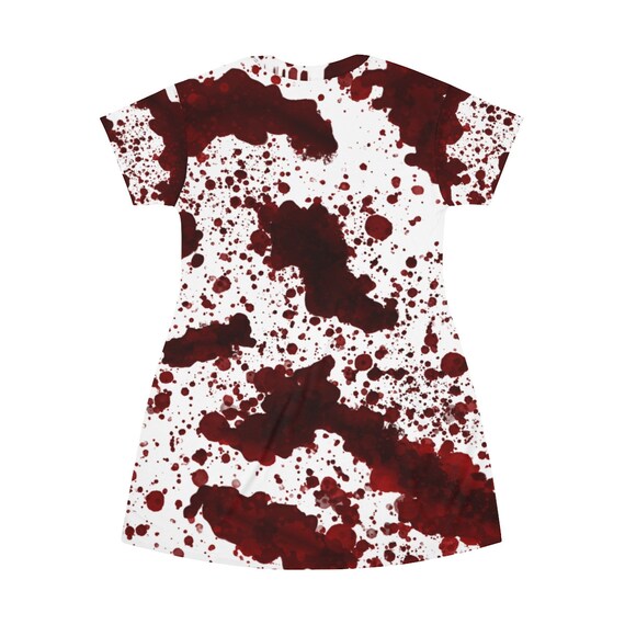 bloody t shirt dress
